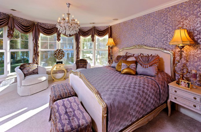 wallpaper in the bedroom