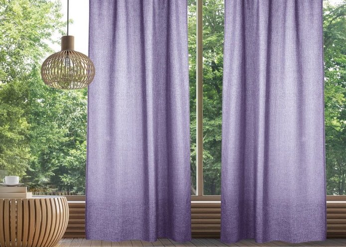 lilac rogozhka curtains