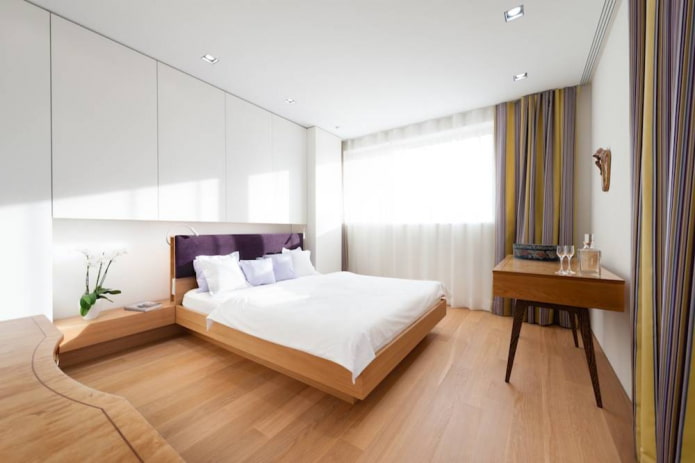 curtains with a combination of lilac and yellow