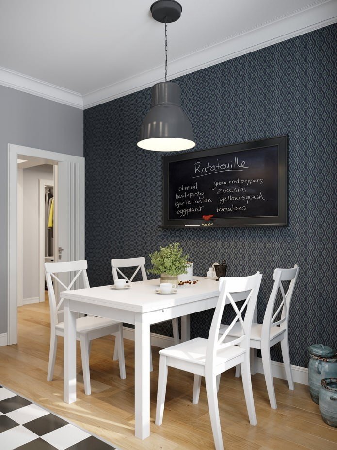 Laminate in the dining area