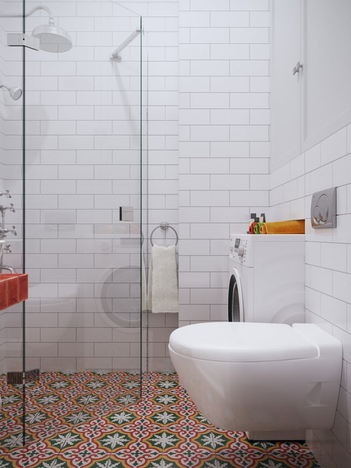 bathroom design with shower