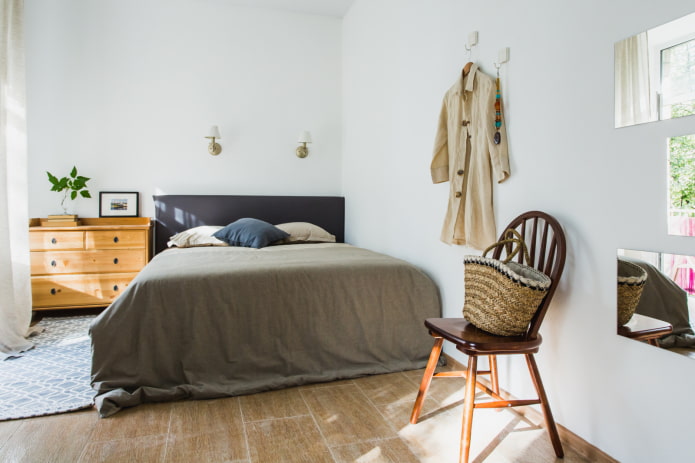 bedside table made of wood