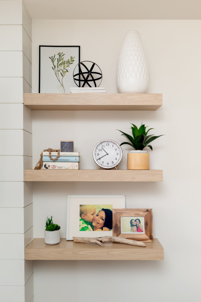 Decor on the Shelves