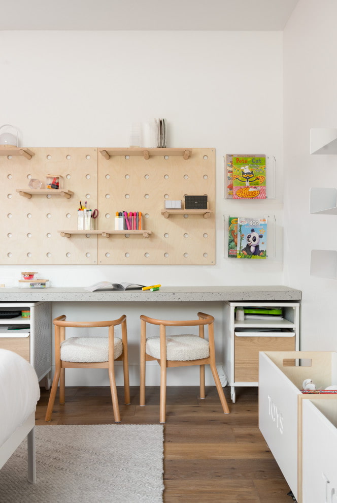 Children's room in Scandinavian style