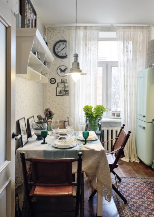 tablecloth in a Soviet style