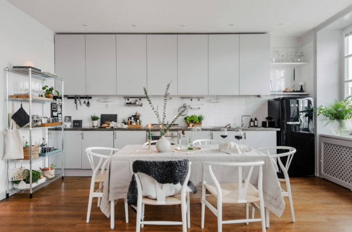 light scandi kitchen