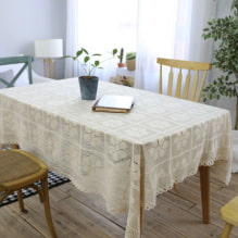 How to choose a tablecloth for a table?-3