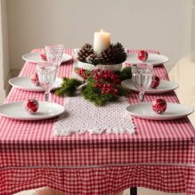 How to choose a tablecloth for the table? -4