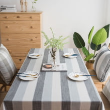 How to choose a tablecloth for the table? -5