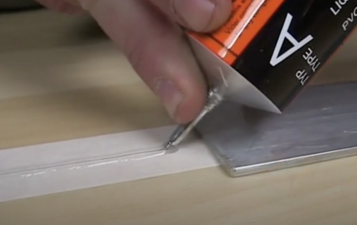 apply glue