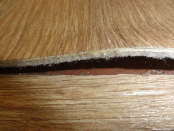 linoleum came apart