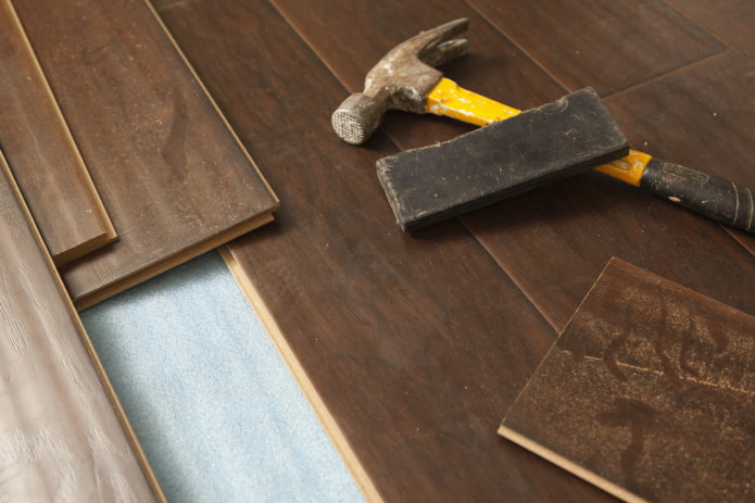laminate dismantling