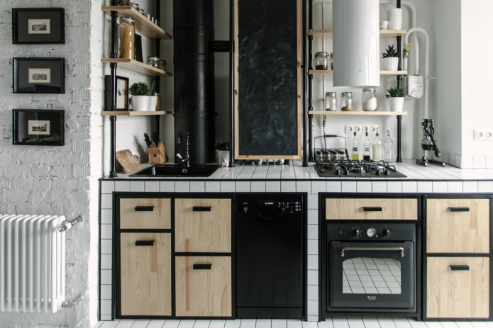 loft style gas boiler