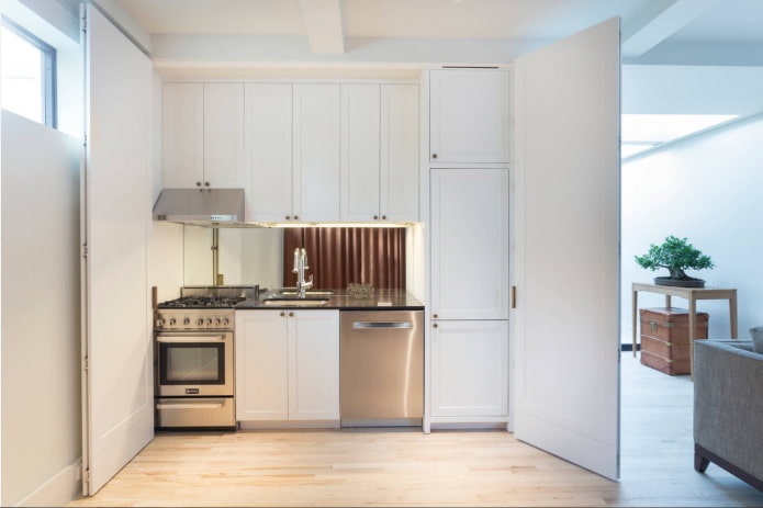 example of a hidden kitchen