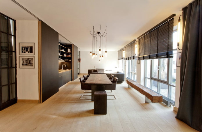 hide the kitchen in the house