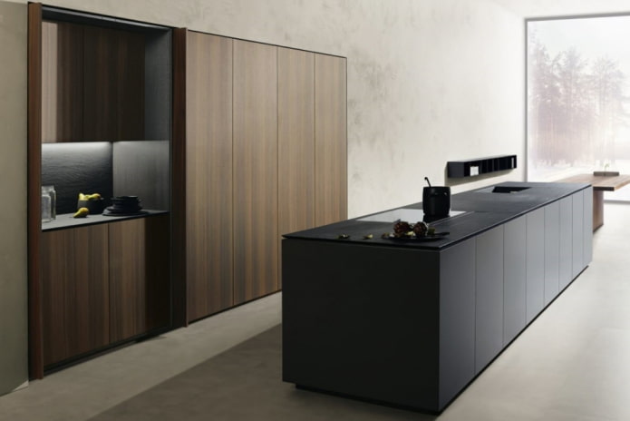 how to hide the kitchen