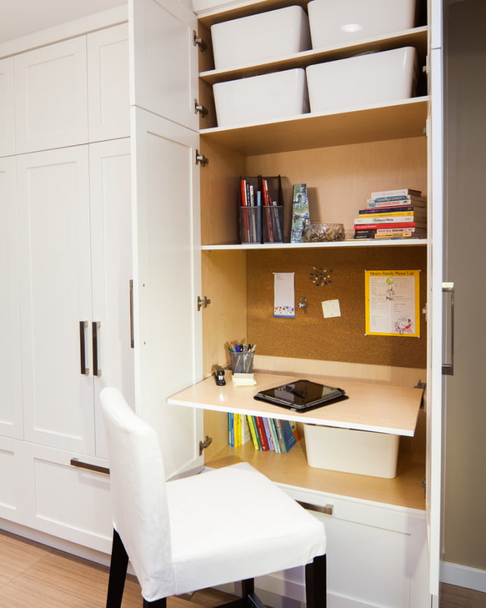 Office in the closet