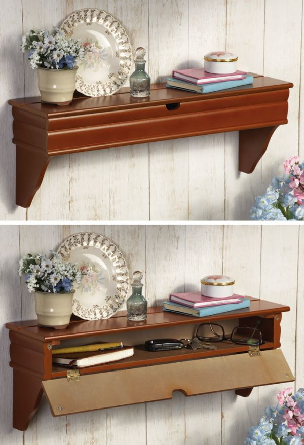 Shelf with a door