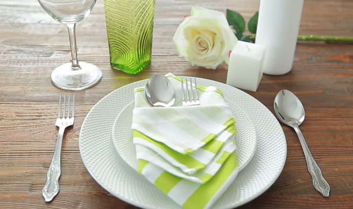 Envelope napkin