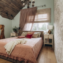 Rules for combining curtains and bedspreads in the bedroom-5