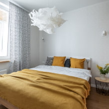 Rules for combining curtains and bedspreads in the bedroom-8