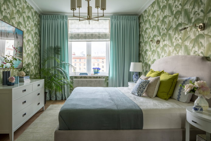 Light green and mint