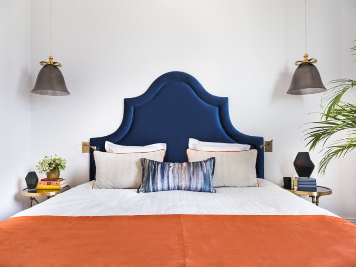  White, blue and orange