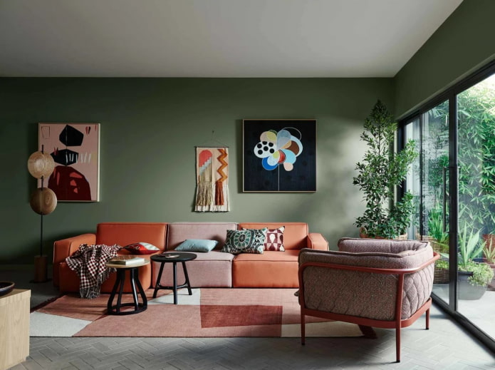 muted tones in the interior