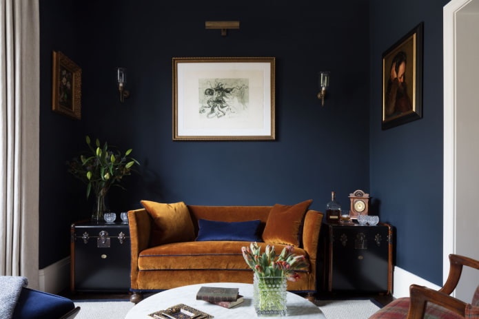 blue with red in the interior