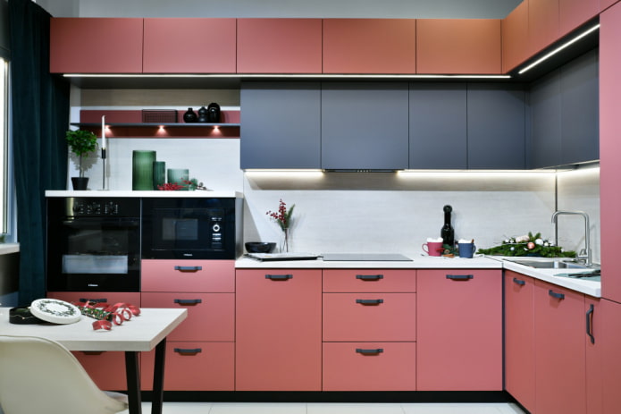 countertop and apron made of the same material