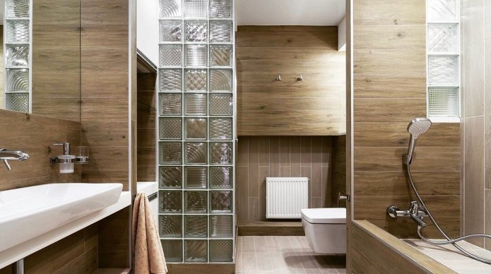 glass blocks and tiles