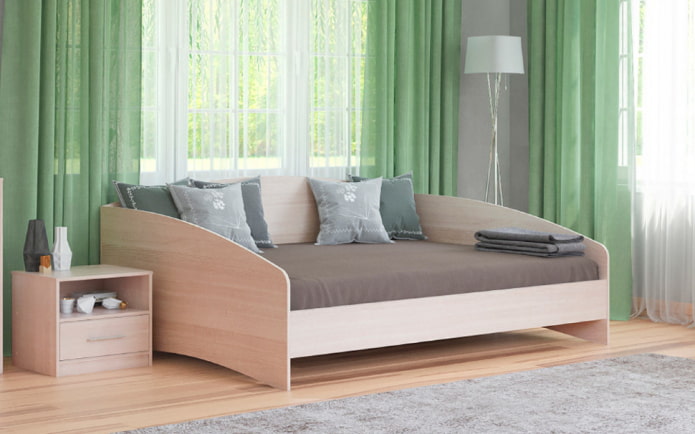 one and a half sofa in the interior