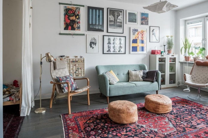 Carpet in a modern interior