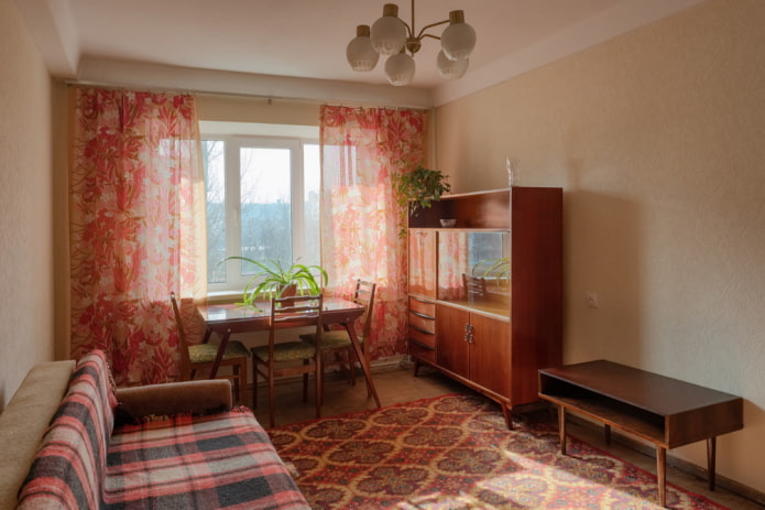 Soviet living room