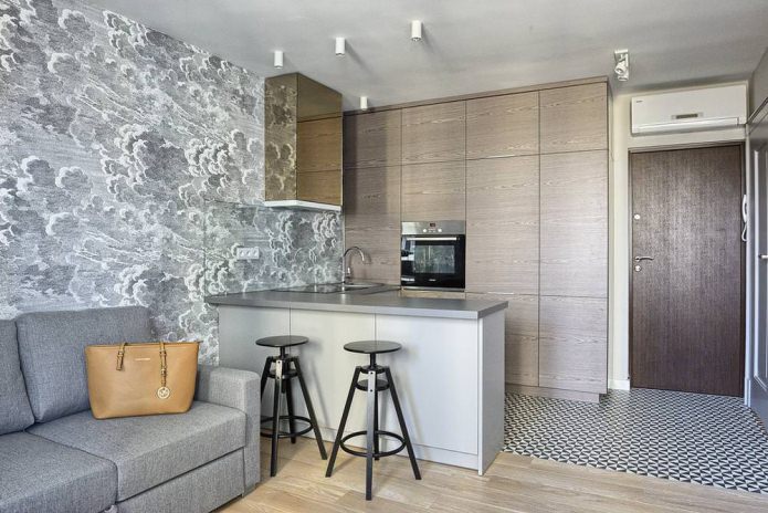 kitchen-living room