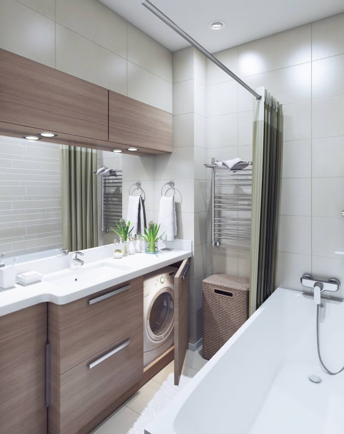 bathroom design 3.2 sq. m.