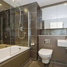 Bathroom interior in a modern style: 60 best photos and ideas for design-16