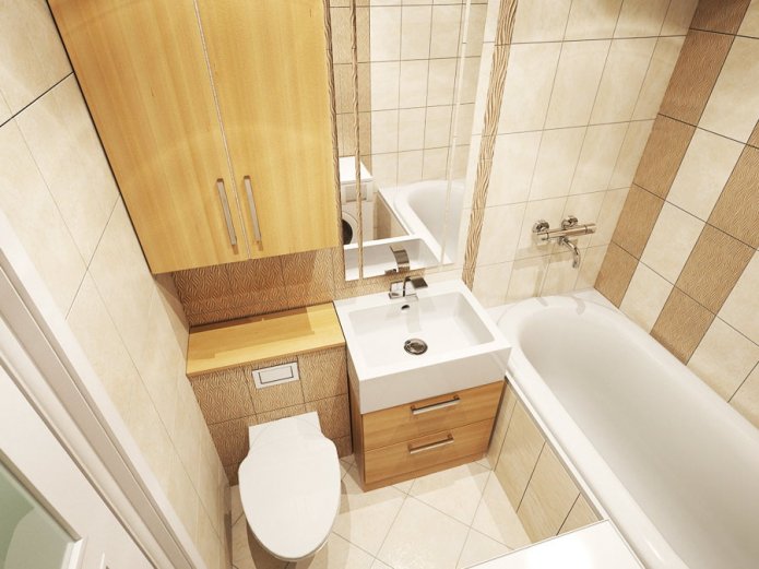 combined bathroom design