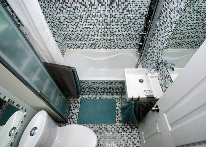 combined bathroom design