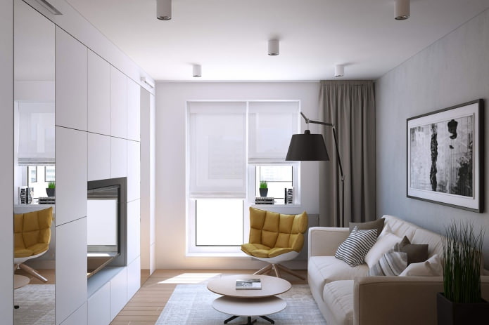 Modern style apartment interior design