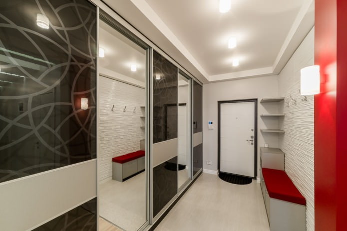 Modern style in the hallway