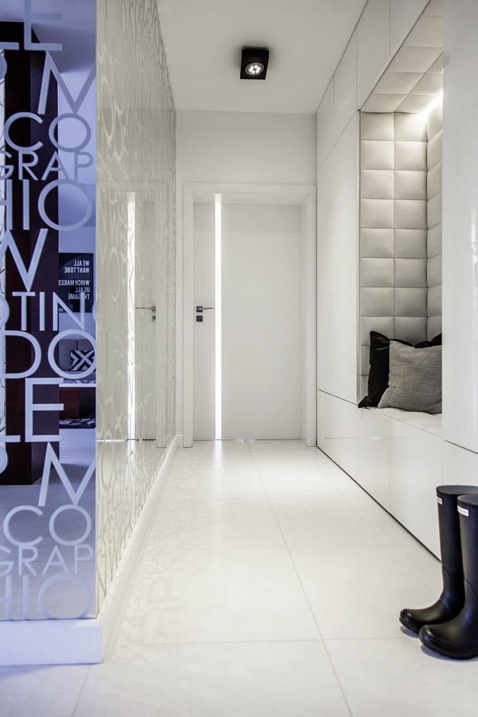 hallway in the style of minimalism