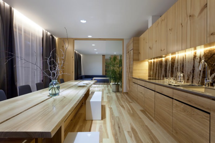 kitchen in eco-style