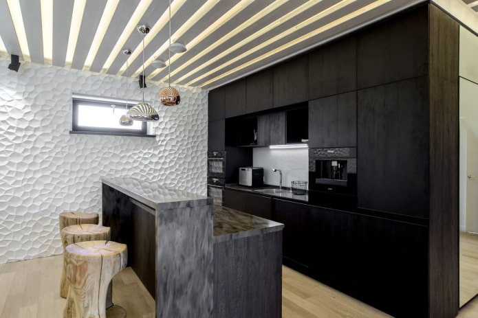 Eco-style kitchen decoration