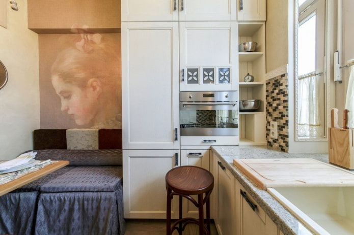 kitchen-bedroom interior design