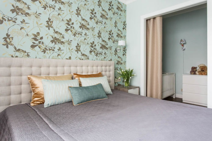 functional zoning of a combined bedroom and children's room