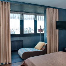 Modern bedroom design with balcony-6