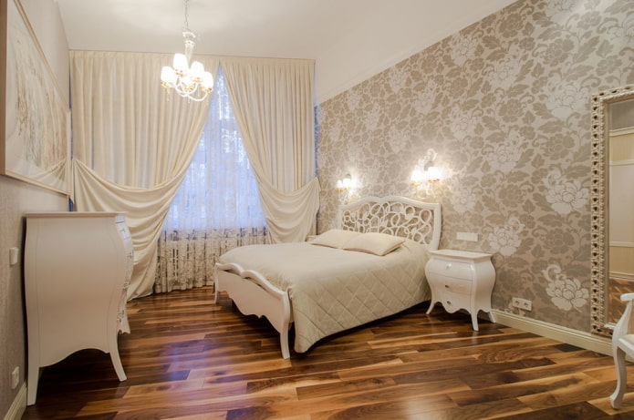 beige-brown bedroom interior