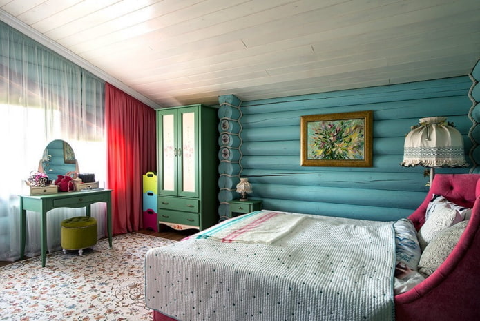 blue bedroom interior design