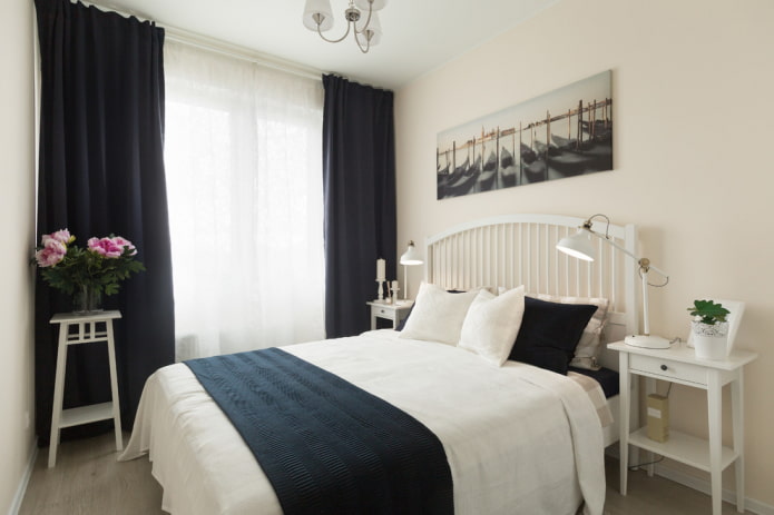 furnishing a bedroom in a Khrushchevka